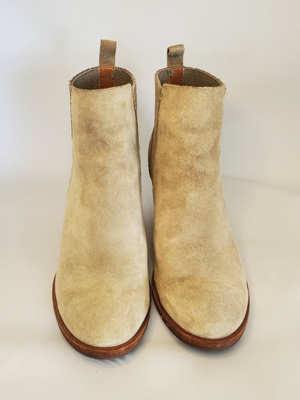 Kork Ease Circa Ankle Boot Taupe Suede Size 8